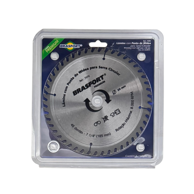 SERRA CIRCULAR WIDEA/BRASFORT 7.1/4X48 DENTES FUROS 16/20