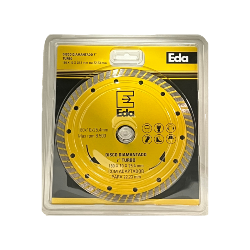 DISCO DIAMANTADO SEGMENTADO EDA  7" 180MM 1400