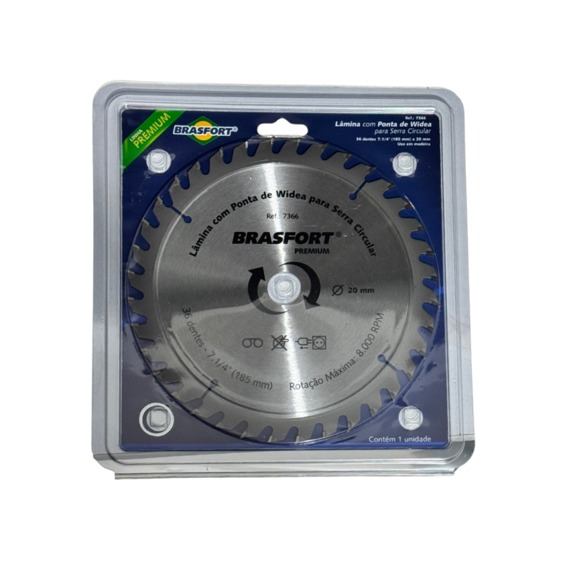 SERRA CIRCULAR WIDEA/BRASFORT 7.1/4X36 DENTES FUROS 16/20
