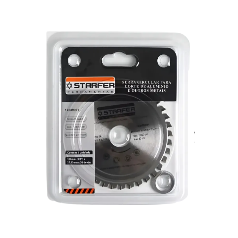 SERRA CIRCULAR WIDEA ALUMÍNIO 110 X 36 DENTES