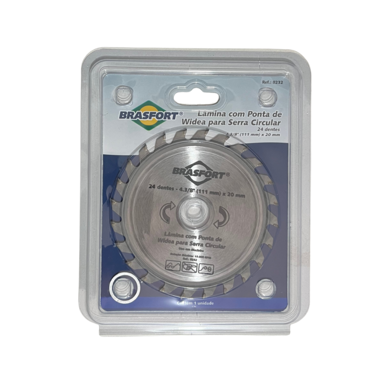 SERRA CIRCULAR WIDEA/BRASFORT 4.3/8X24X20
