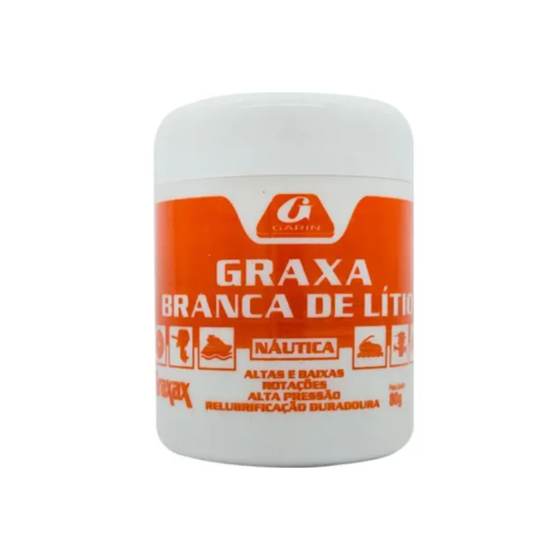 GRAXA LITIO BRANCA NÁUTICA 80GRS