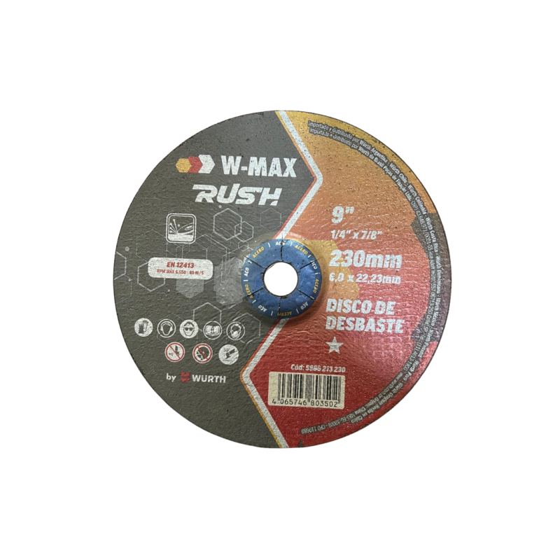 DISCO DESBASTE 9"X7/8 WURTH