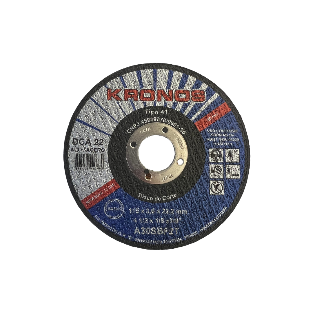 DISCO CORTE 4.1/2X7/8 KRONOS