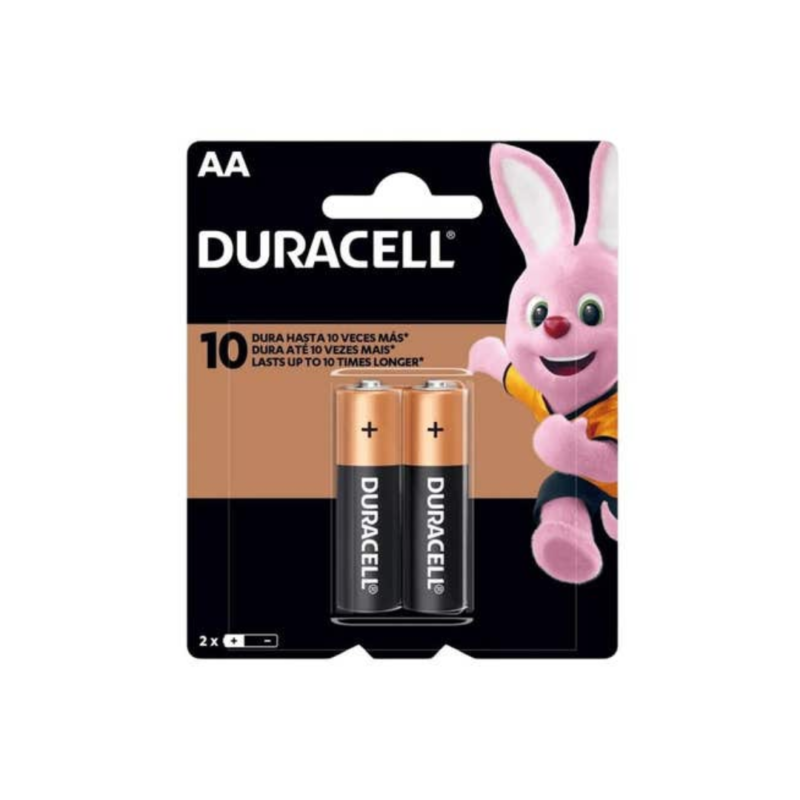 PILHA ALCALINA PQ AA2 C/02 DURACELL