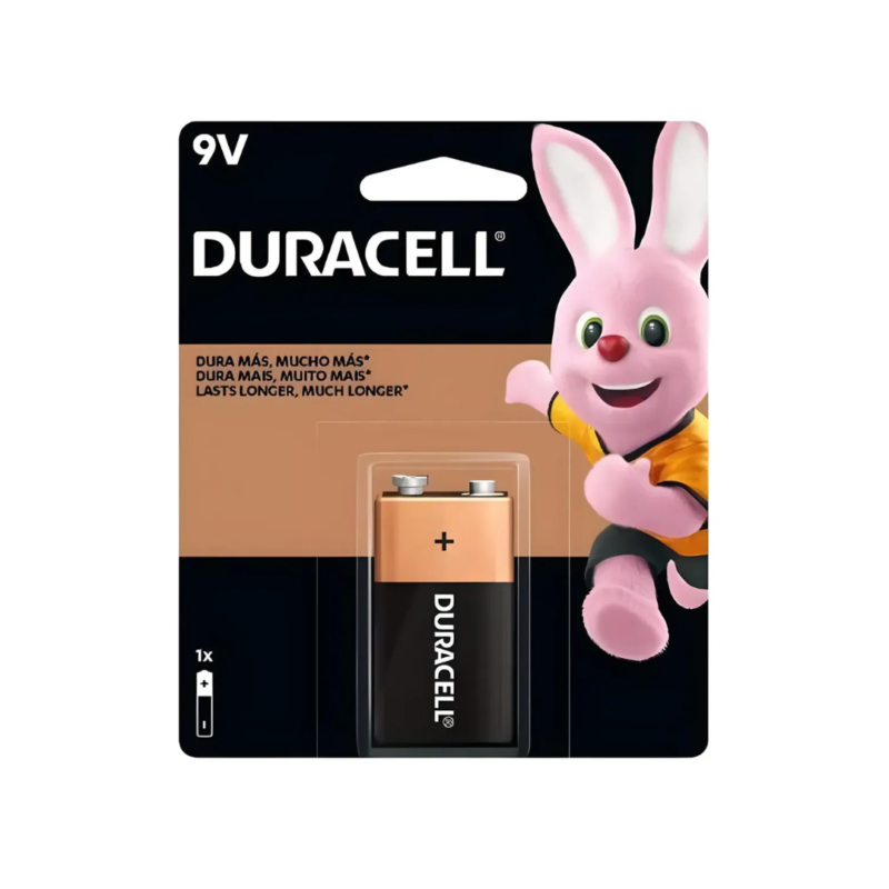 PILHA ALCALINA BATERIA 9V DURACELL