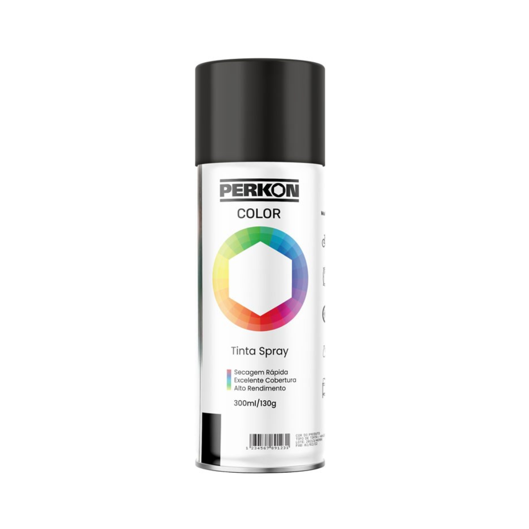 TINTA SPRAY PRETO FOSCO