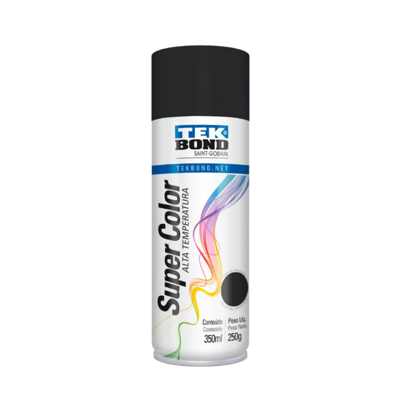 TINTA SPRAY ALTA TEMPERATURA PRETO FOSCO