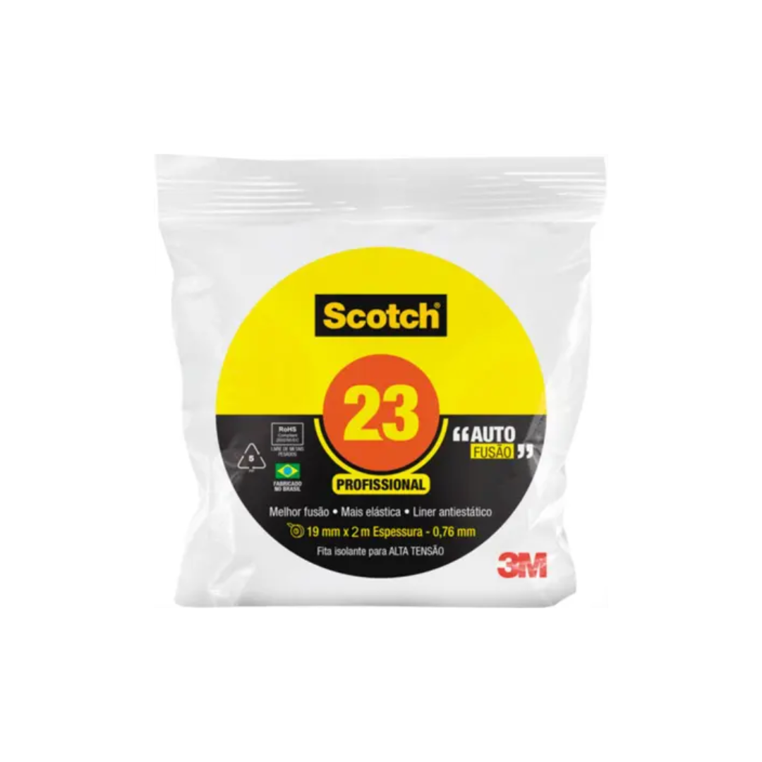 FITA ISOLANTE 3M ALTA TENSAO 2X19 - Imagem 2
