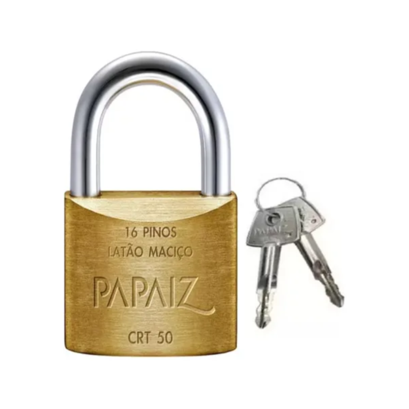 CADEADO PAPAIZ CHAVE TETRA 50MM