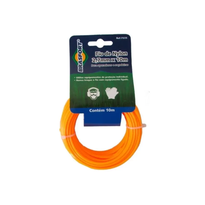 FIO NYLON 2,7MM 10M