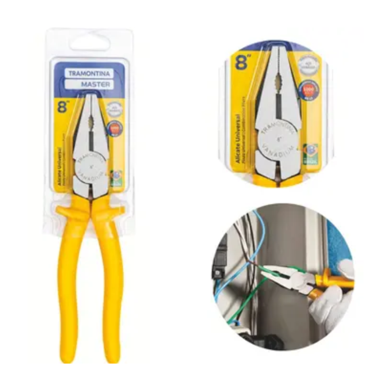 ALICATE UNIVERSAL PROF PVC 8" TRAMONTINA