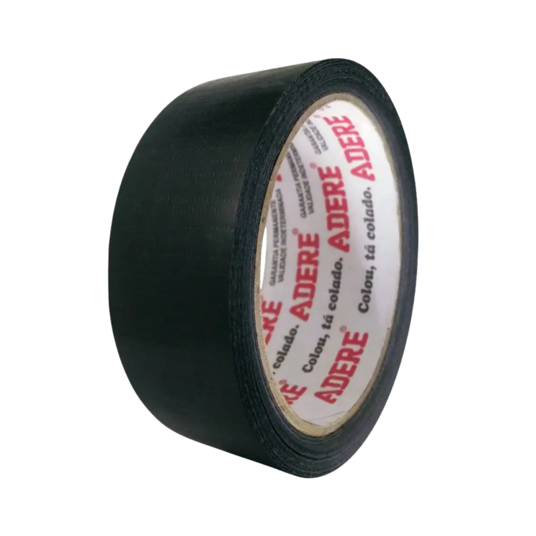 FITA SILVER TAPE 45MMX5M PRETO ADERE - Imagem 2