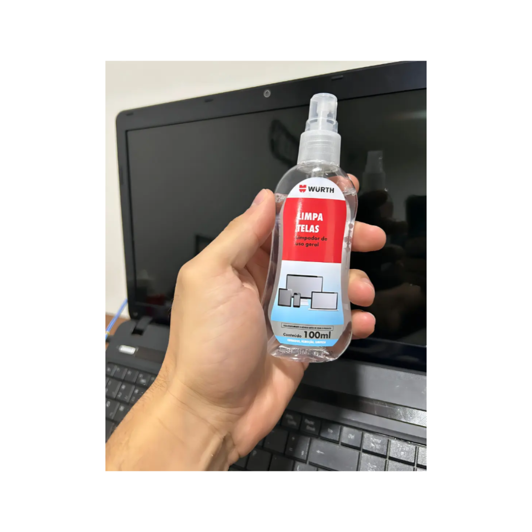 LIMPA TELAS 100ML WURTH - Imagem 2