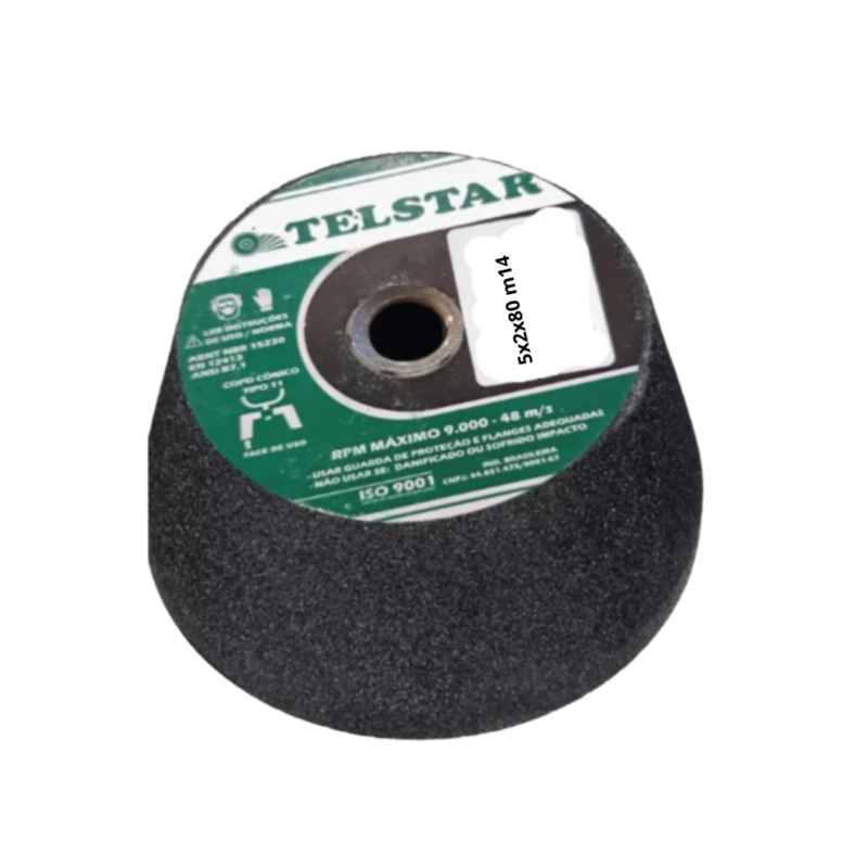 REBOLO CÔNICO TELSTAR 5X2X80 M14
