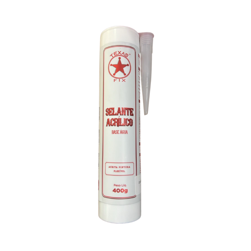 COLA SILICONE 400G A BASE D'ÁGUA BRANCO TEXAS FIX