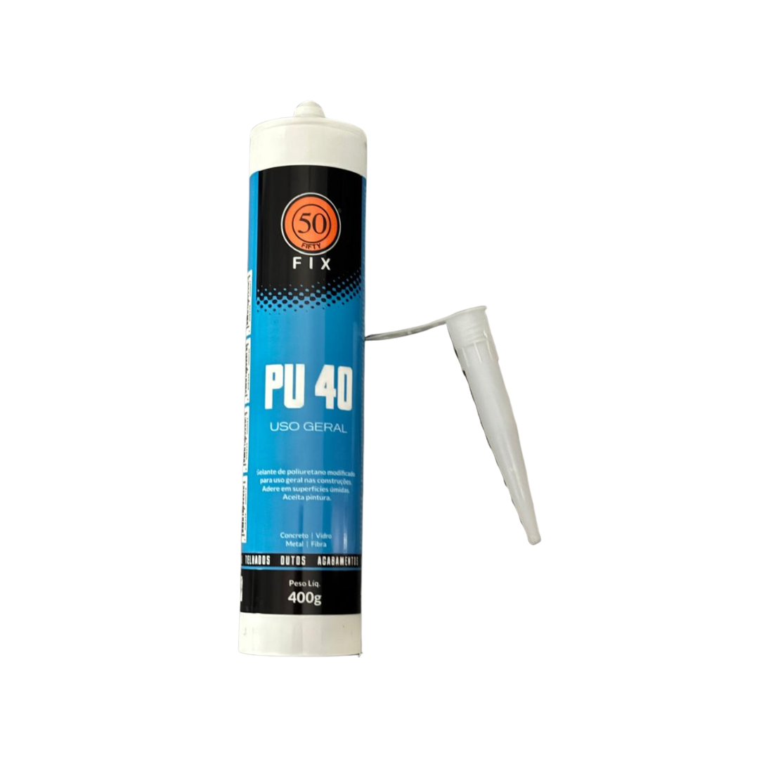 SELANTE DE PU CINZA 400G FIFTY FIX - Imagem 2