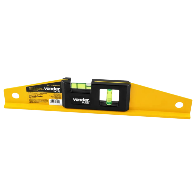 NÍVEL ALUMÍNIO VONDER BASE MAGNÉTICA 30CM (12")