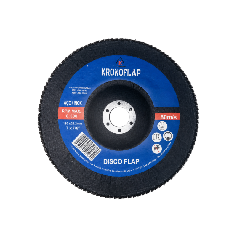 DISCO FLAP 7" GRÃO 120 KRONOS