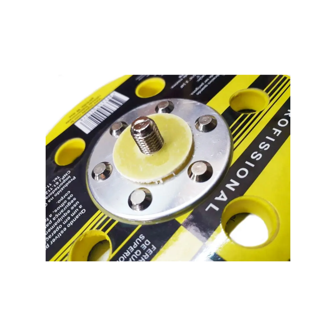 DISCO SUPORTE PARA LIXADEIRA 5" COM FUROS EDA - Imagem 3