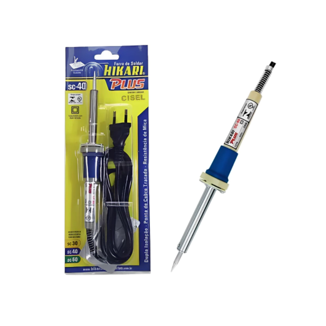 FERRO DE SOLDA 34W/127V HIKARI