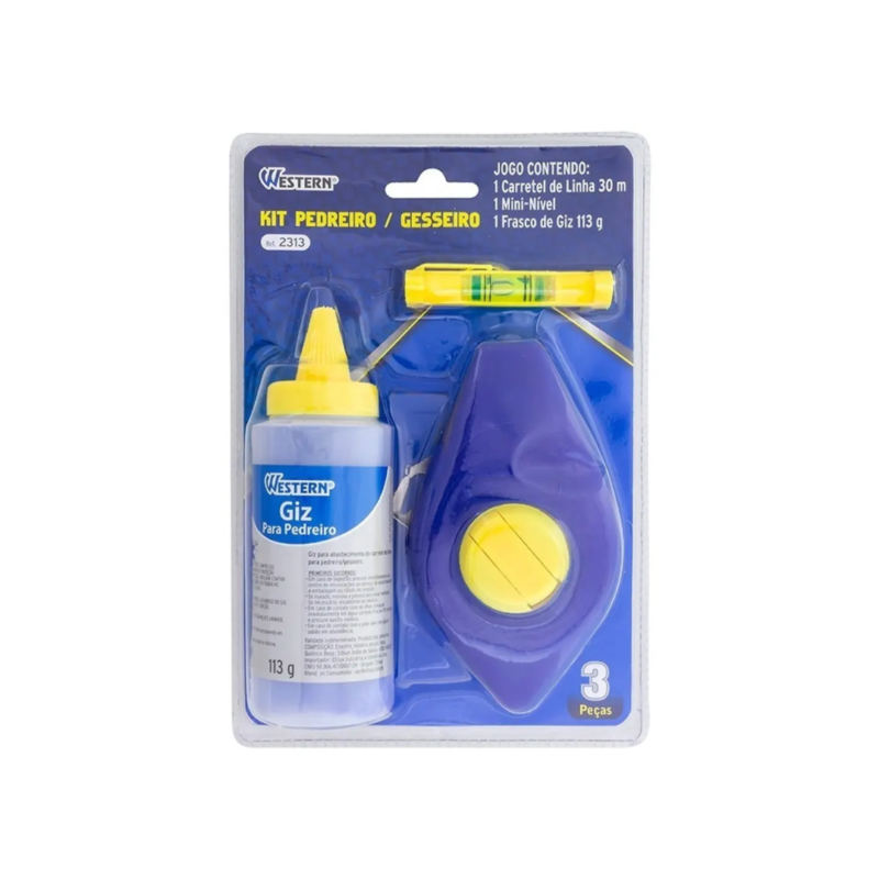 KIT PARA PEDREIRO E GESSEIRO WESTERN