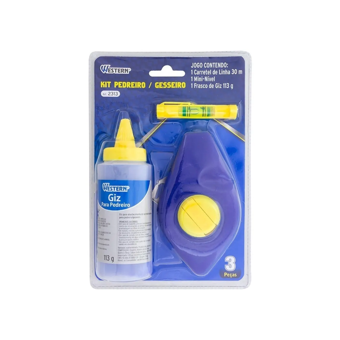 KIT PARA PEDREIRO E GESSEIRO WESTERN