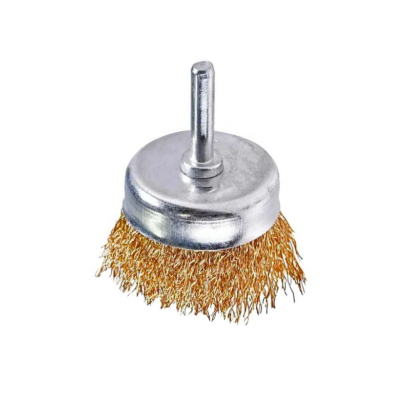 ESCOVA AÇO COPO COM HASTE 75MM DISFLEX