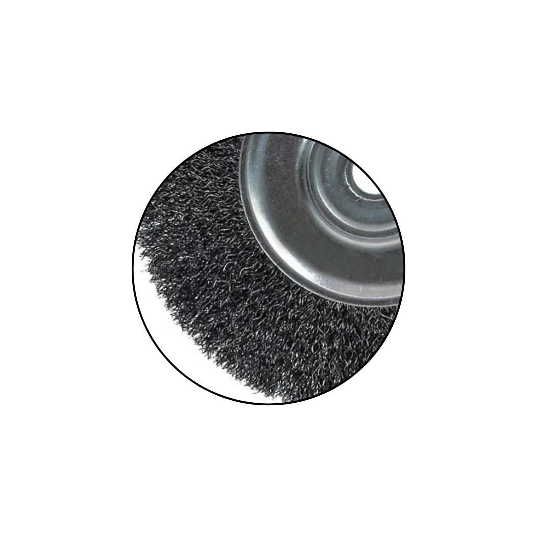 ESCOVA AÇO CIRCULAR 3" X 1/2 BRASFORT - Imagem 2