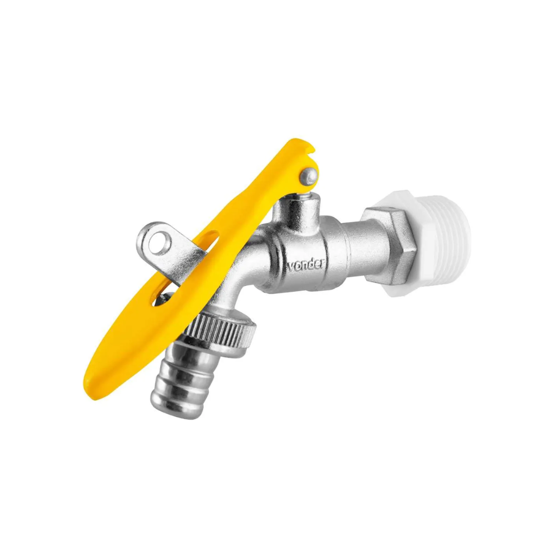 TORNEIRA ESFERA + PORTA CADEADO 1/2 VONDER