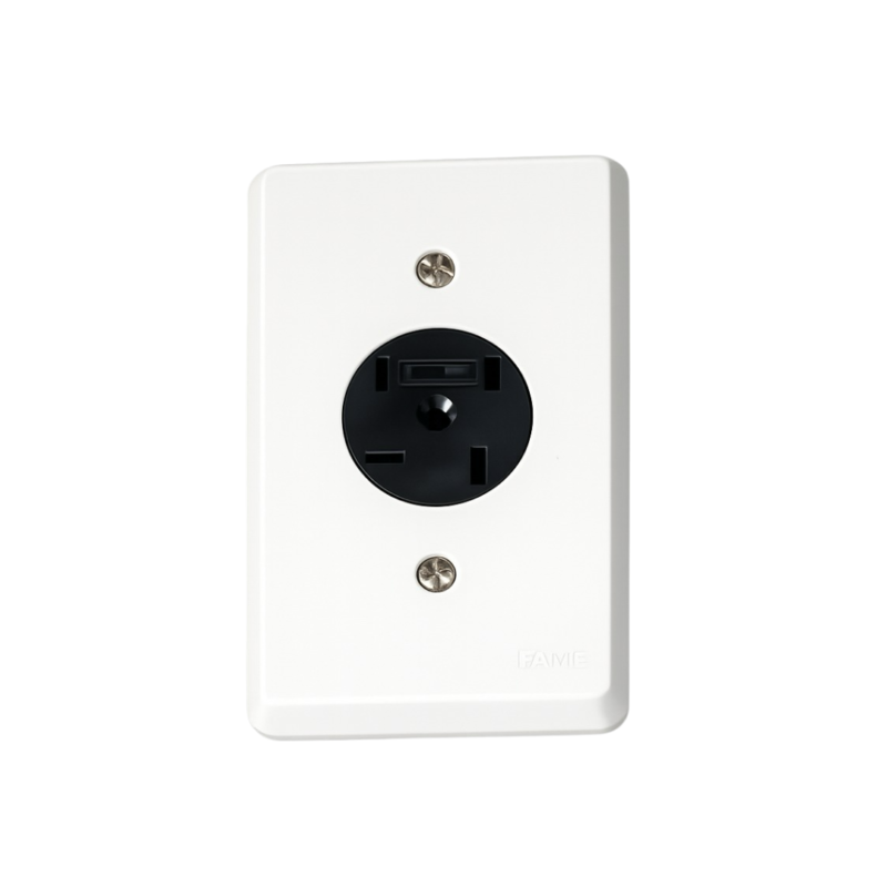 TOMADA PARA TELEFONE COM PLACA 4"X2" FAME