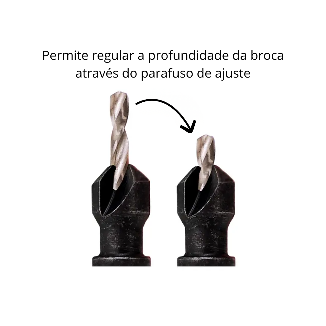 BROCA ESCAREADORA 08MM BRASFORT - Imagem 2