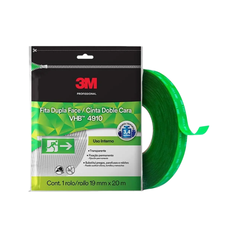 FITA DUPLA FACE 3M 19MM X 20M TRANSPARENTE