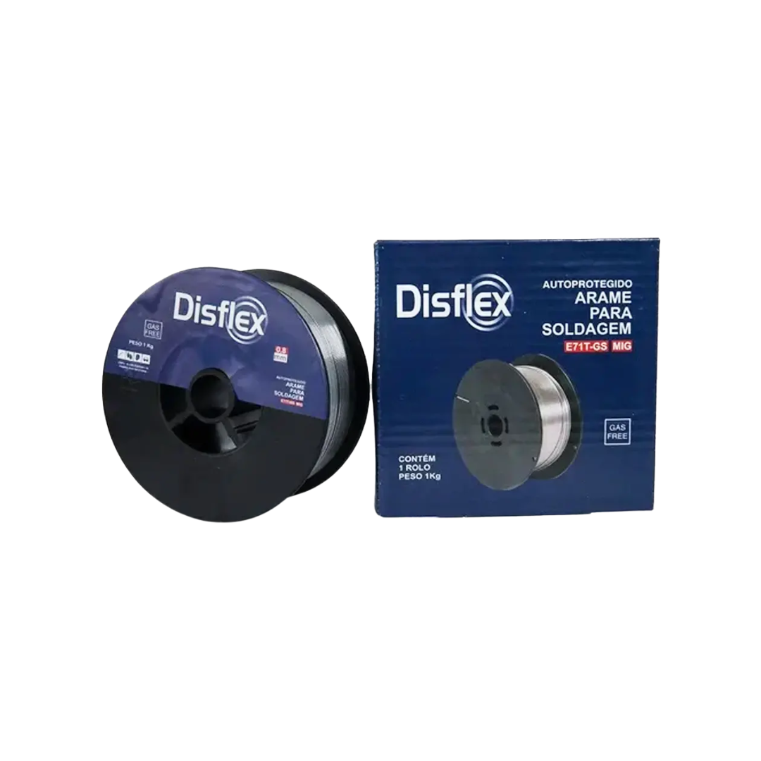 ARAME DE SOLDA MIG DISFLEX 0.8MM COM 01KG - Imagem 2