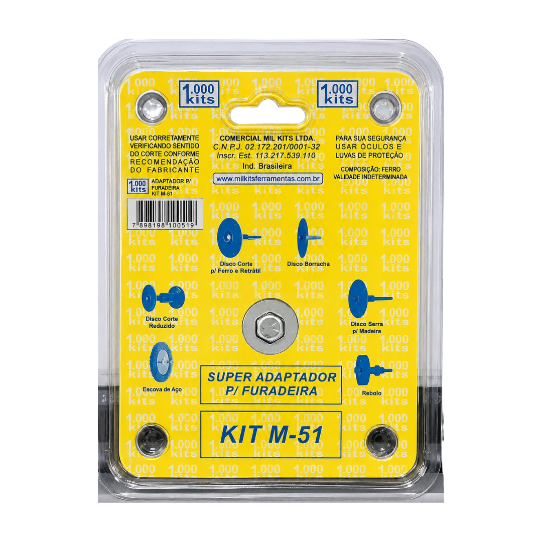 SUPER ADAPTADOR PARA FURADEIRA M51 MILKITS - Imagem 2