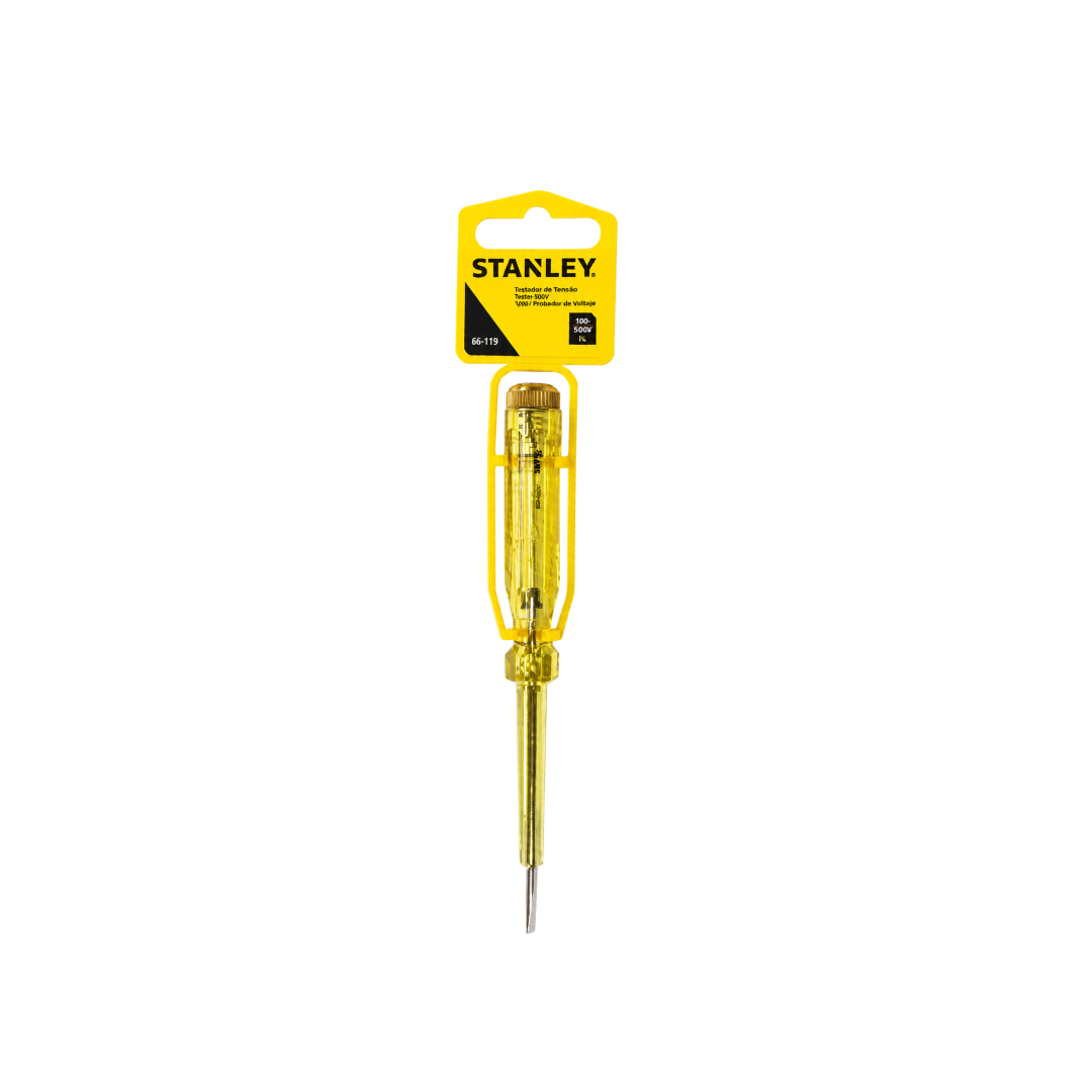 CHAVE DE FENDA TESTE STANLEY PEQUENA 100V 500V