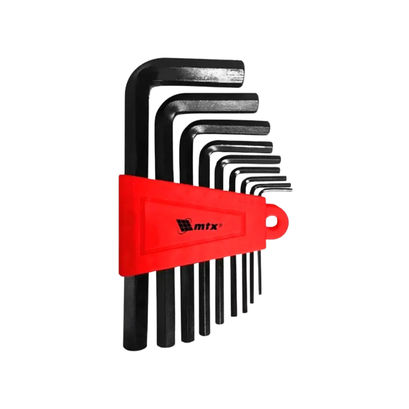 JOGO CHAVE ALLEN MTX 1,5 A 10MM CURTO COM 09 PEÇAS
