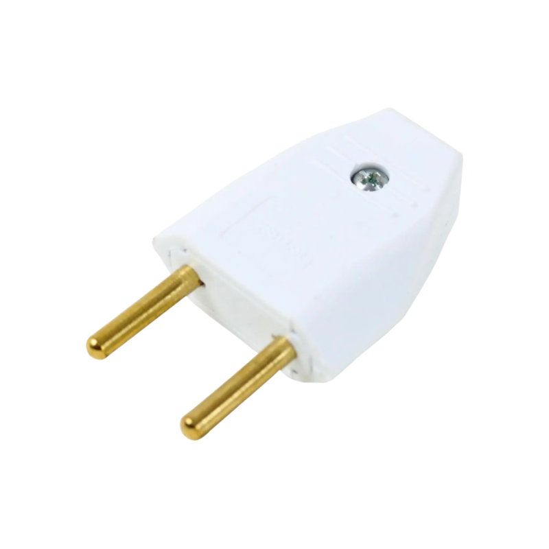 PINO MACHO 2 POLOS 10A BRANCO PERLEX