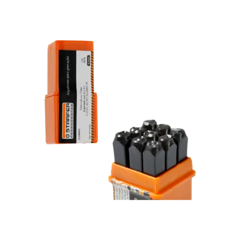 ALGARISMO PARA GRAVAÇÃO 0 A 9 STARFER 8MM