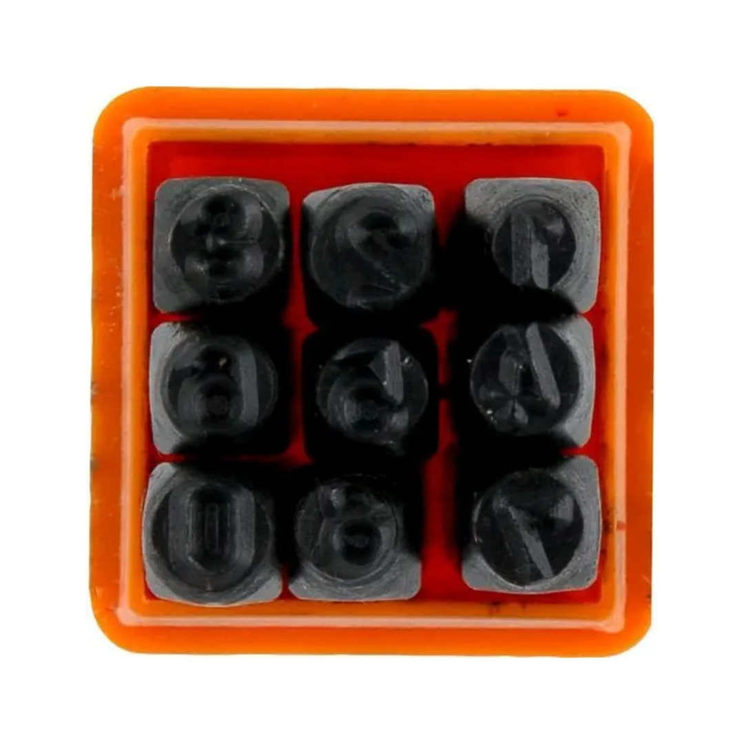 ALGARISMO PARA GRAVAÇÃO 0 A 9 STARFER 8MM - Imagem 2