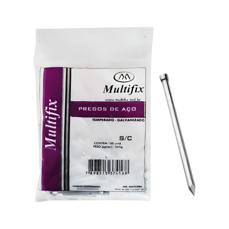 PREGO AÇO SEM CABEÇA 17X18 MULTIFIX