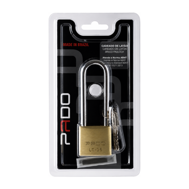 CADEADO PADO HASTE LONGA 35 X 75MM