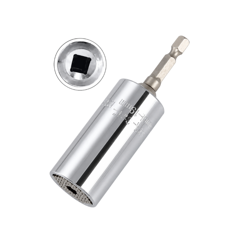 SOQUETE UNIVERSAL 7-19MM COM ADAPTADOR NOLL