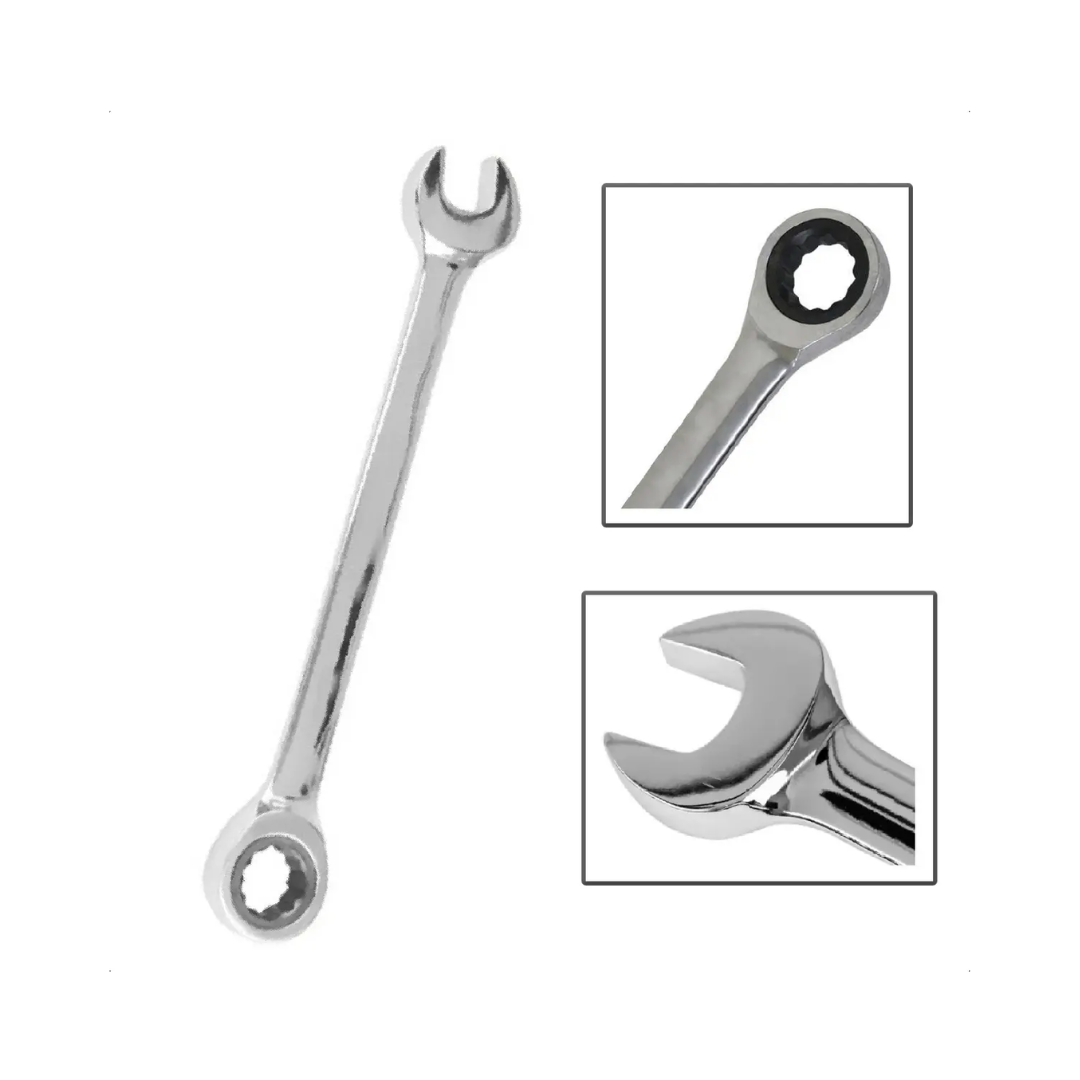 CHAVE COMBINADA CATRACA FIXA 14MM EDA - Imagem 2