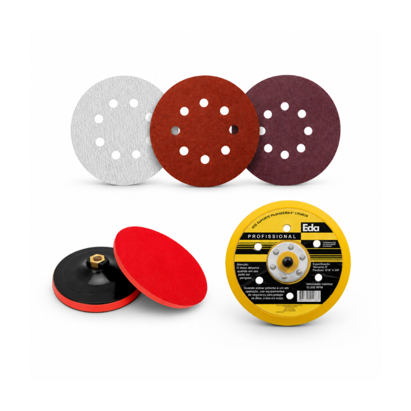 Discos Lixa Velcro